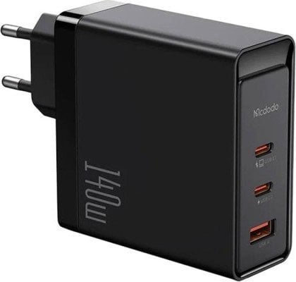 Încărcător Mcdodo Încărcător de perete GaN 140W Mcdodo CH-2911 2x USB-C, USB-A (negru)
