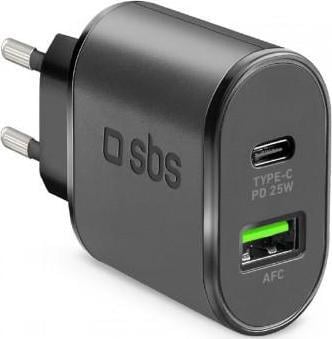 Ładowarka SBS Mobile 1x USB-A 1x USB-C (JAB-7170489)