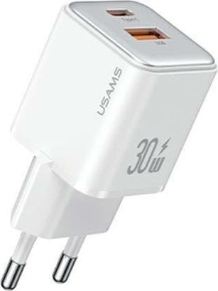 Ładowarka Usams Ładowarka sieciowa USB-C+USB-A PD 3.0 30W Fast