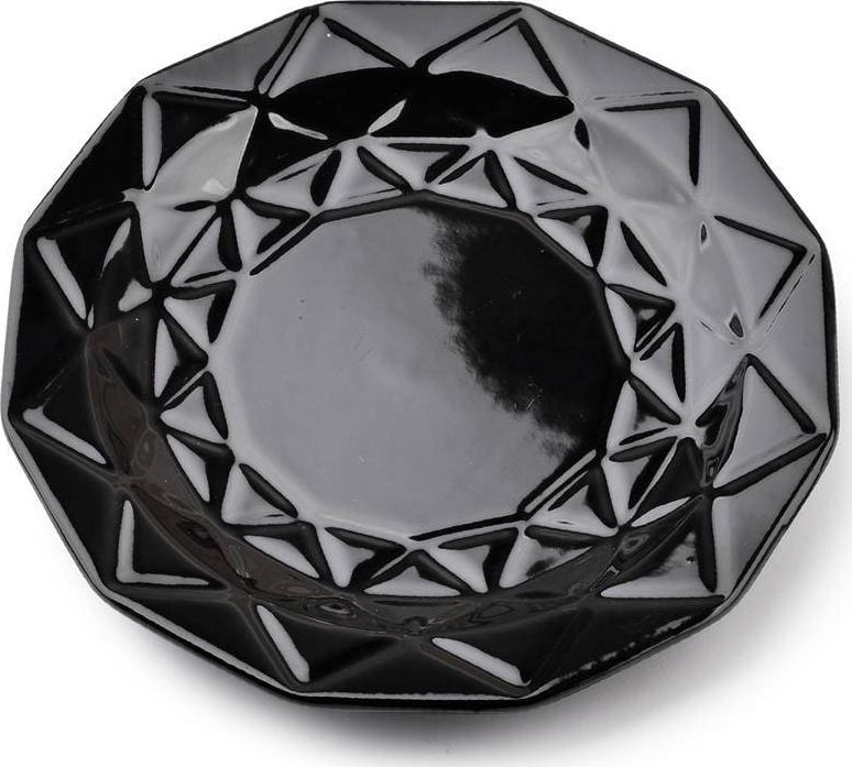 Farfurii - Afek Design ADEL BLACK Farfurie desert 19,5cm