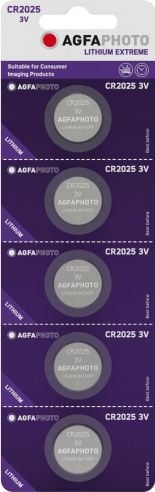 Baterii Agfaphoto Lithium CR2025, 5 buc
