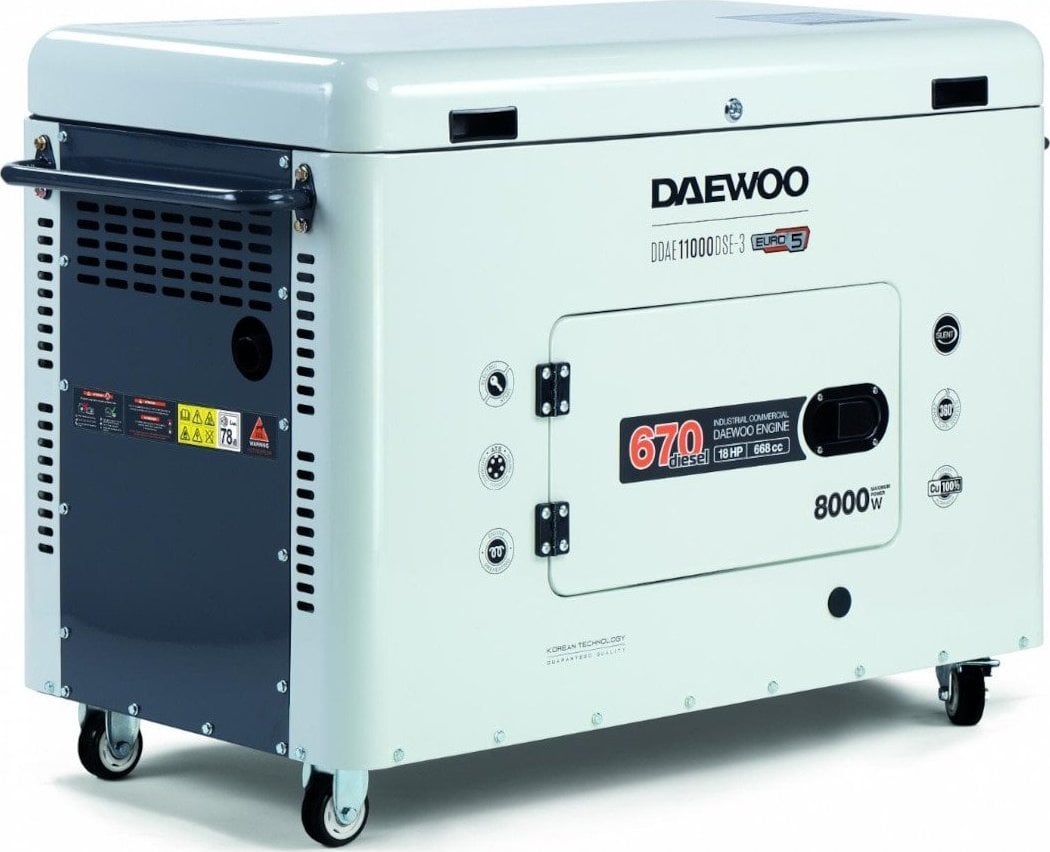 GENERATOR DIESEL Daewoo 8.0KW 380V/DDAE 11000DSE-3 DAEWOO