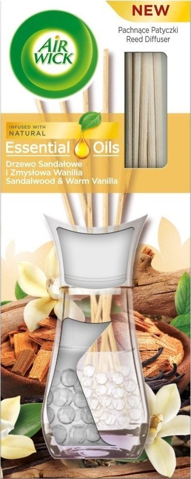 Air Wick Air Wick, lemn de santal și bețișoare senzuale de vanilie, 30 ml