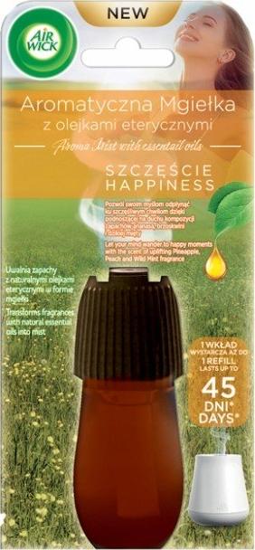 Air Wick AIR WICK_Aroma Mist Happiness ceață aromatică cu uleiuri esențiale Ananas & Piersic & Rezervă de mentă sălbatică 20 ml