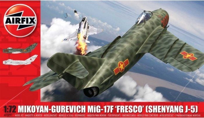 Airfix Plastic model Mikoyan-Gurevich MiG-17 Fresco