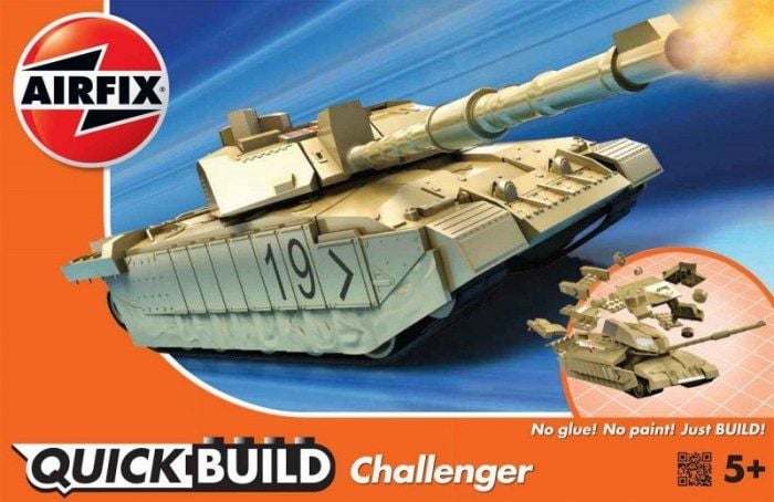 Kit modelism Airfix 6010 Tanc QUICK BUILD Challenger Tank