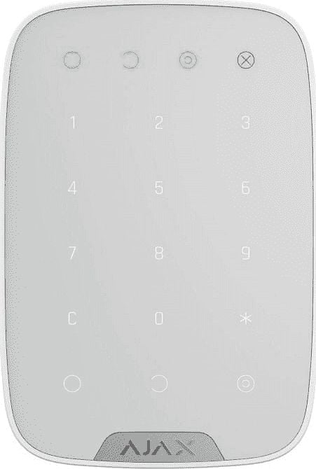 Ajax KeyPad white, bezprzewodowa klawiatura dotykowa (8706)