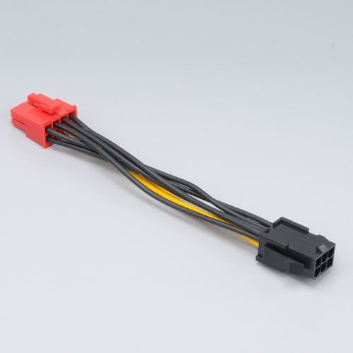 Cablu adaptor Akasa CB052, 6 pini (PCI Express) la 8 pini (PCI Express), 10 cm