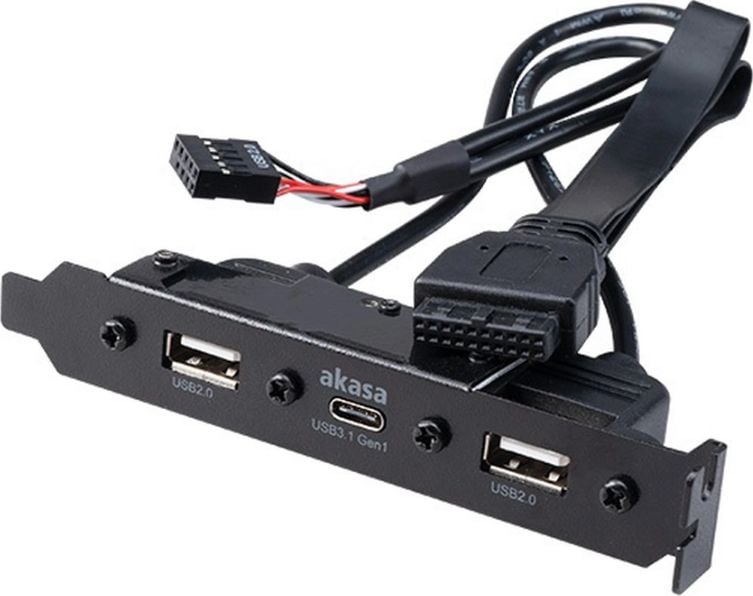 Cablu adaptor intern Akasa USB 3.1 Gen 1 (AK-CBUB53-40BK)