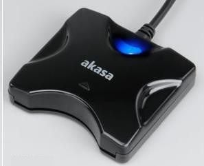 Accesorii de calculatore - Cititor inteligent de carduri , Akasa , Extreme USB Electronic ID , negru