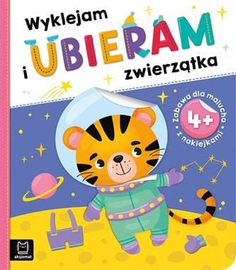 Axiom Book I lipesc și îmbracă animalele 4+. Distracție pentru un copil mic cu autocolante Axiom