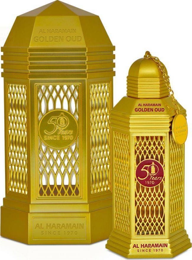 Apa de parfum Al Haramain Golden Oud Unisex ,spray, 100 ml