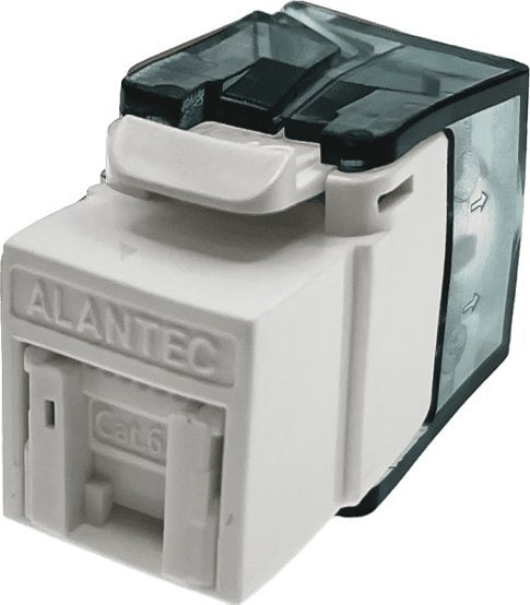 Modul keystone A-LAN Alantec-RJ45 fără scule UTP cat.6 - test de calitate INTERTEK (SUA) - PARAMETRI DE TRANSMISIE CREȘTI