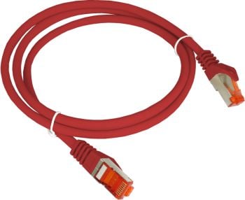 Alantec Patch-cord S/FTP cat.6A LSOH 1.0m roșu ALANTEC
