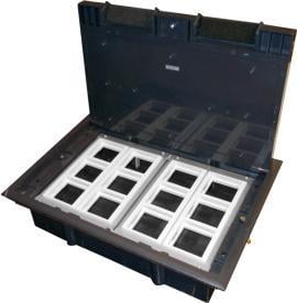 Alantec Floorbox 12M (45x45) adâncime reglabilă, pentru podea tehnică (șapă opțională) ALANTEC - ALANTEC