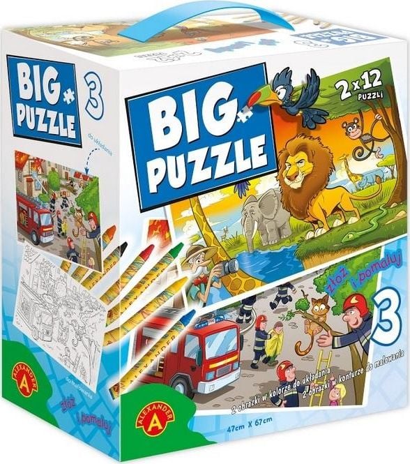 Alexander Big Puzzle 3 Animale africane și ALEX Guard