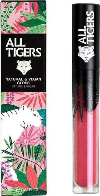 All Tigers All Tigers, Natural &amp; Vegan, Natural, Shining, Lip Gloss, 601, Silence The Critics, 8 ml For Women