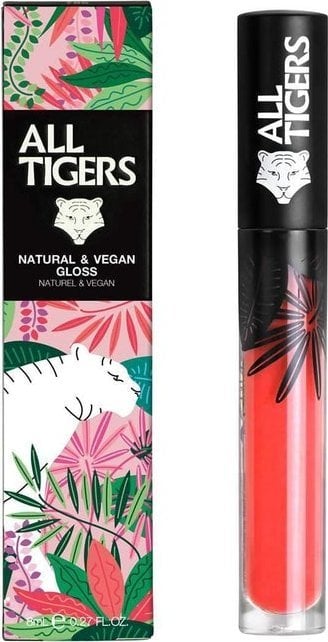 All Tigers All Tigers, Natural &amp; Vegan, Natural, Shining, Lip Gloss, 701, Dream Bigger, 8 ml For Women