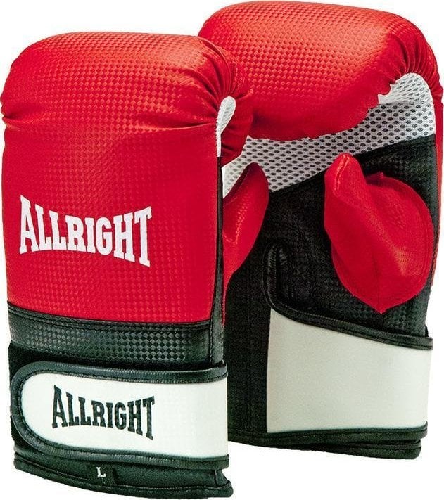 Allright Rękawice bokserkie przyrządowe treningowe PU Carbon Allright rozmiar L