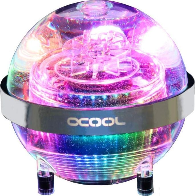 Alphacool Alphacool ice ball cu RGB digital, rezervor(transparent, inclusiv VPP755 Eispumpe)