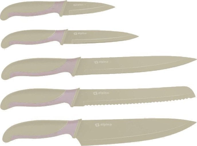 Cutite si seturi de cutite - Alpina Alpina - Set de cuțite din oțel inoxidabil (bej)