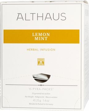 Althaus Althaus - Lemon Mint Pyra Pack - Ceai 15 piramide