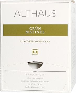 Althaus Althaus - Pachet Grun Matinee Pyra - Ceai 15 piramide