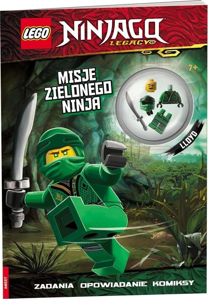 Ameet Lego Ninjago Green Ninja Missions cu minifigurina Lloyd LNC-6720Y