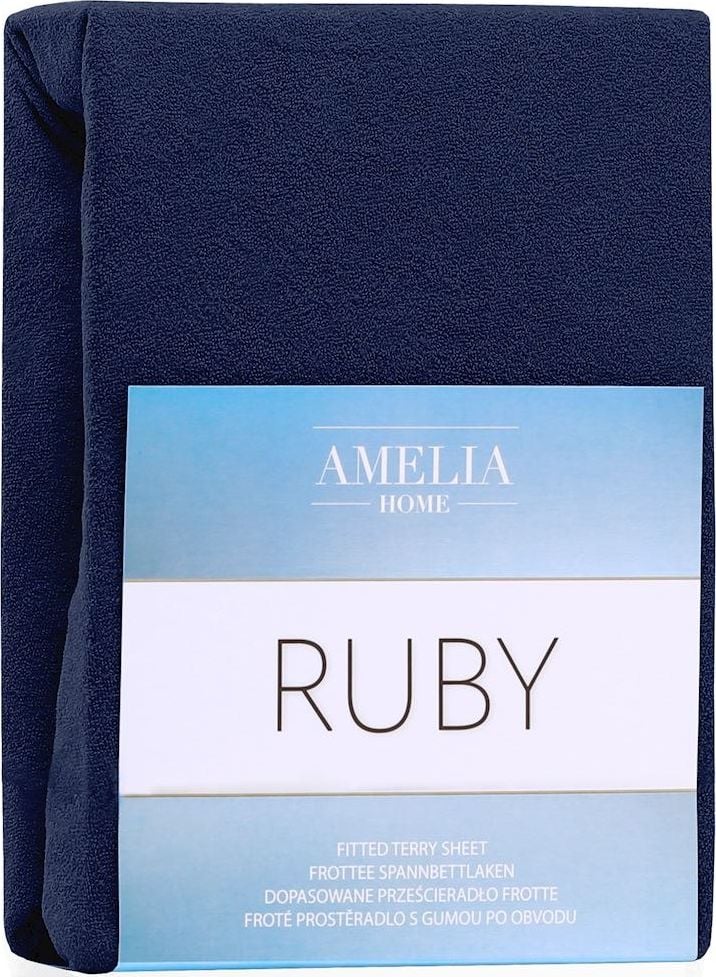 AmeliaHome AmeliaHome Foaie TERRY NAVYBLUE34 120-140x200+30