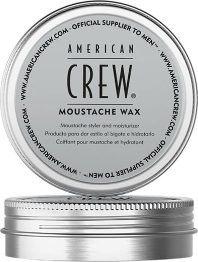 American Crew American Crew_Mustache Wax Gold wosk do brody 50ml American Crew este o marcă de produse pentru îngrijirea părului și a bărbii, recunoscută și apreciată în întreaga lume pentru calitatea și eficacitatea produselor sale. Mustache Wax Gol