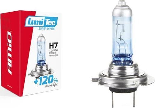 Bec cu halogen AMiO H7 12V 55W LumiTec SuperWhite +120%