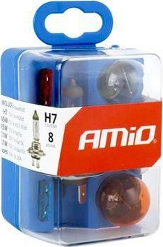 AMiO Set becuri si sigurante 8 buc H7