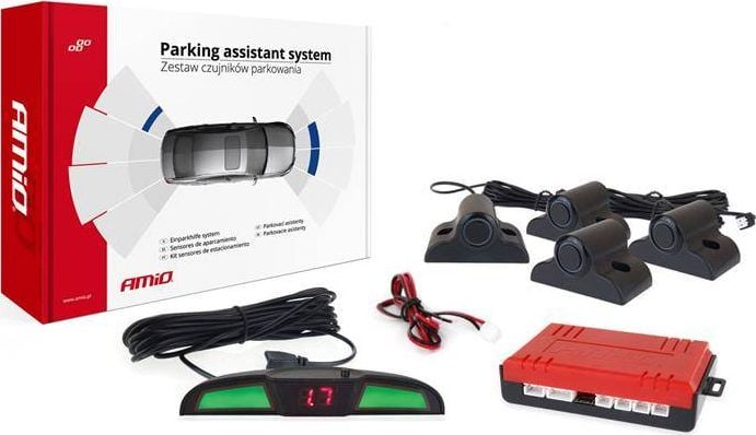 Senzori parcare cu afisare LED, montare pe bara, Truck, Van, 02286 Amio