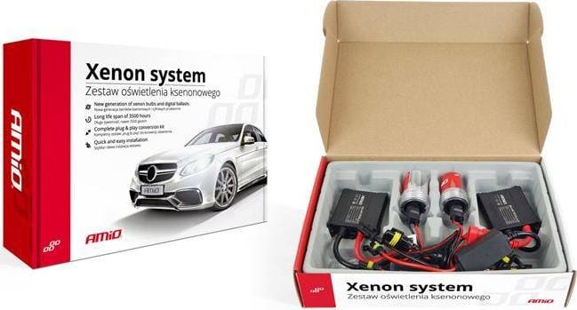 Instalatie xenon H1 12V 6000K balast slim Canbus 01936 Amio