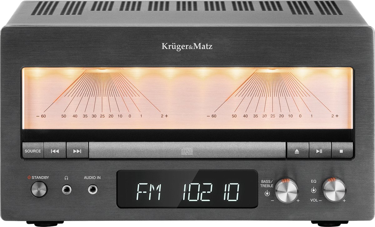 Amplificator Kruger&Matz USB, BT, FM, DAB+, 100 W KM1995-A