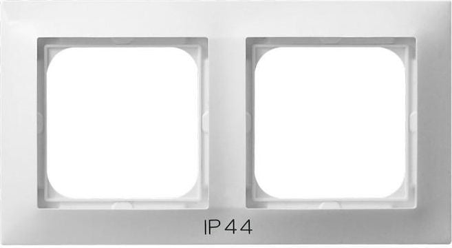 Amprentare conectori dublu cadru pentru IP-44 alb (RH-2Y / 00)