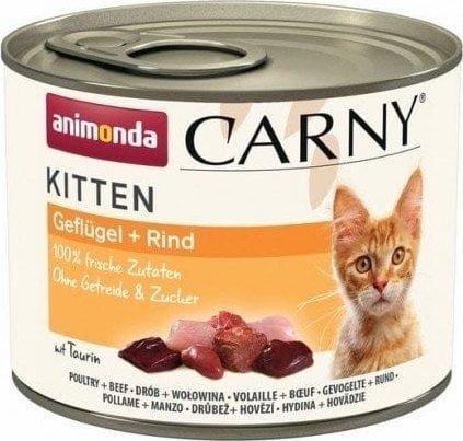 Animonda ANIMONDA Carny Kitten aroma: pasare, vita 200g