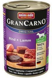Hrana umeda pentru caini Animonda Gran Carno, Adult, Vita si Miel, 400g