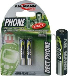 Ansmann Baterie Telefon AAA / R03 800mAh 2 buc.