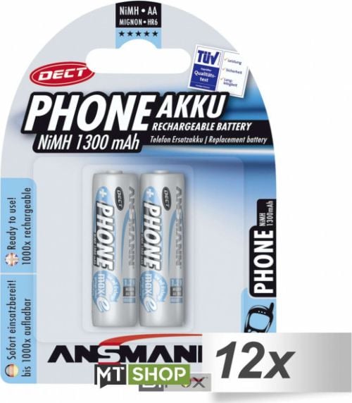 Baterie Ansmann MaxE AA / R6 1300mAh 24 buc.