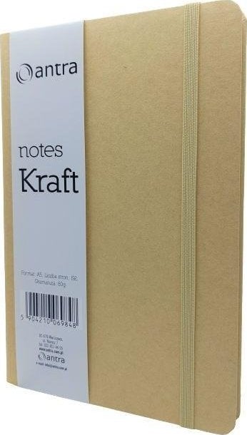 Antra Notes A5 Kraft ANTRA grilă