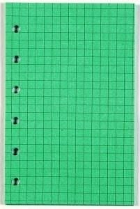 Coperta Binder - Antra Organizer insert K Grid verde (270070)