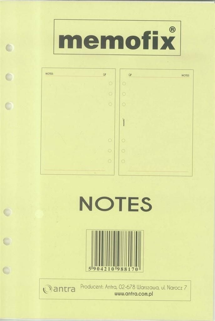 Coperta Binder - Antra Insert pentru organizator de note MEM/A5 (270059)