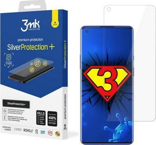 Antymikrobowa Folia ochronna 3MK Silver Protection+ OnePlus 8