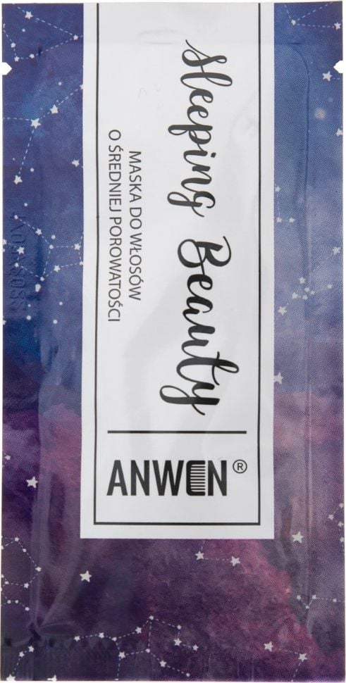 Anwen Anwen Night Hair Mask Frumoasa Adormita porozitate medie in pliculet - 10 ml