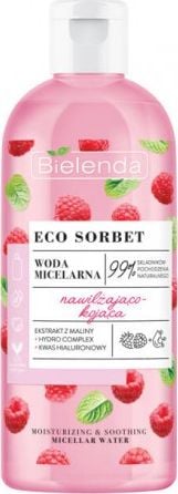 Apa micelara - hidratanta si calmanta cu zmeura Bielenda Eco Sorbet, 500 ml
