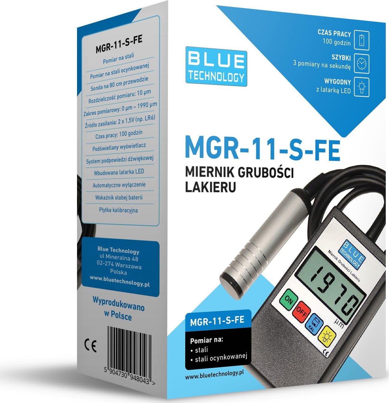 Aparat, Blue Technology, MGR-11-S-FE, de masurat grosime strat de acoperire