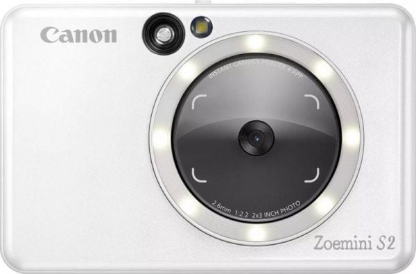 Camera foto instant Canon Zoemini S2, Pearl White