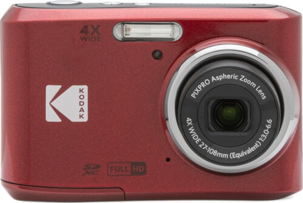 Aparate foto compacte - Aparat cyfrowy Kodak KODAK FZ45 RED - APARAT FOTOGRAFICZNY