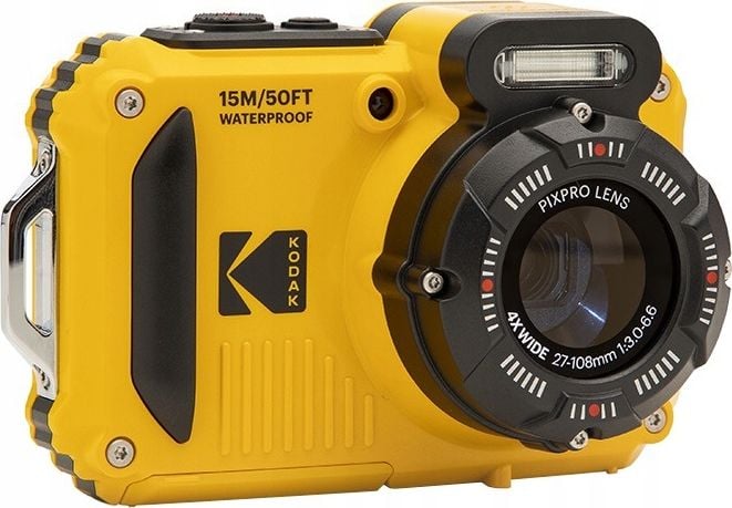 Aparate foto compacte - Aparat cyfrowy Kodak WPZ2 żółty